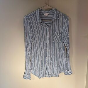 Lucky brand striped button up shirt